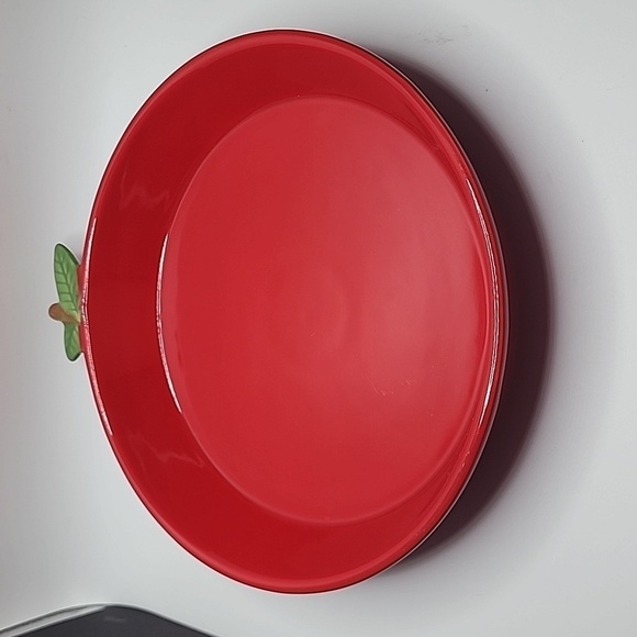 Avon Apple China Pie Dish 9" Red - Picture 1 of 6